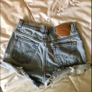 Original Levi’s High-Waisted Shorts